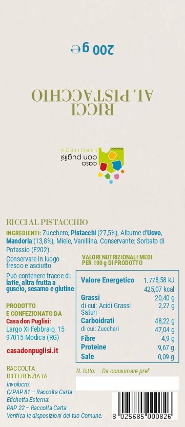 RICCI AL PISTACCHIO - immagine 2